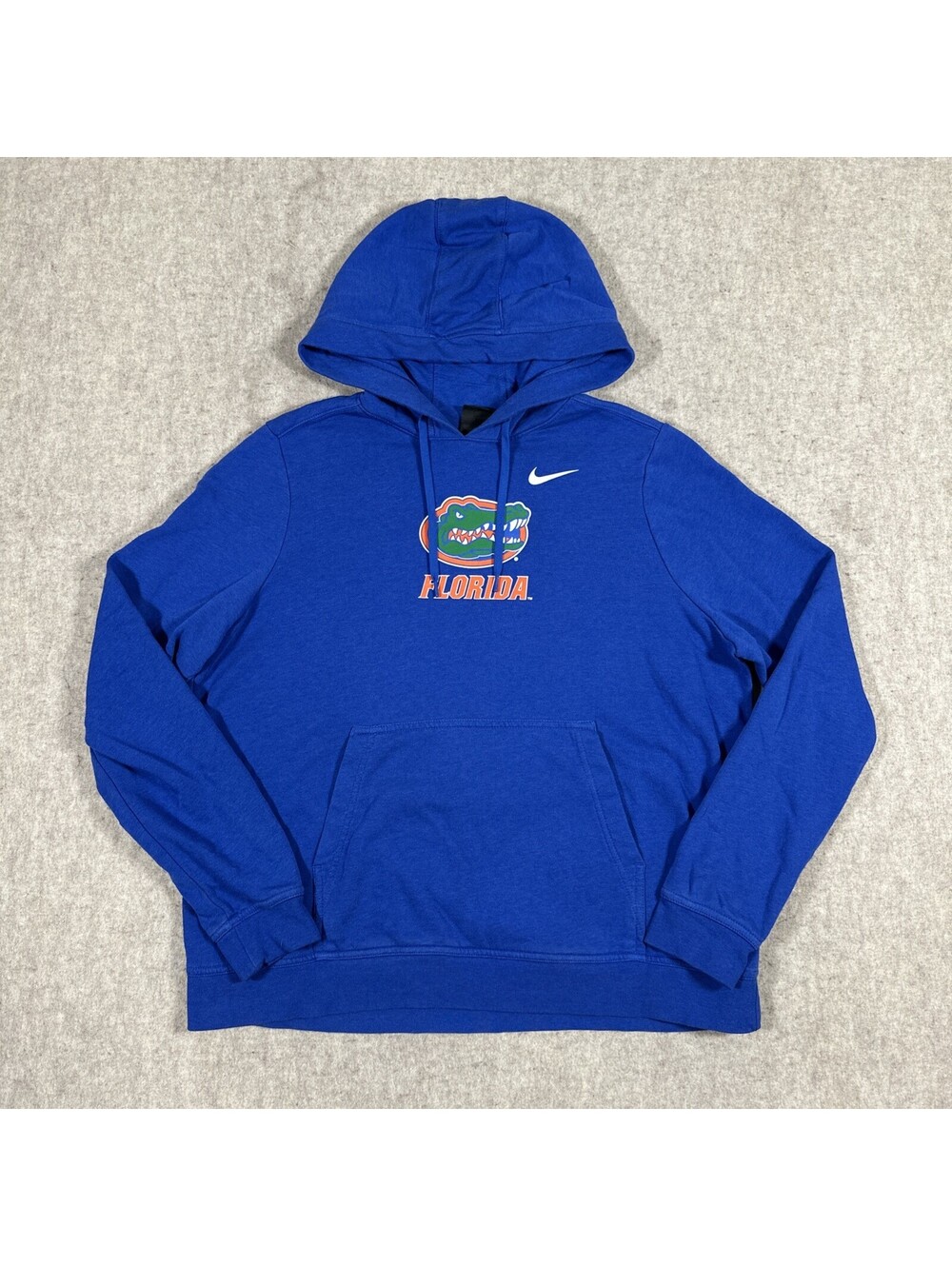 Nike Florida Gators Hoodie Pullover Women Sz XL Blue Sweatshirt Lightweight